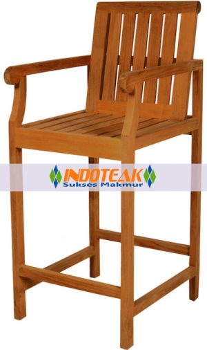 Teak Bar Chair