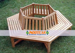 Octagonal Tree Bench 200CM