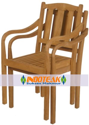 Stacking Arm Chair B