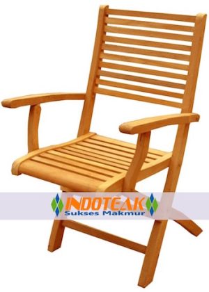 Lesli Folding Arm Chair