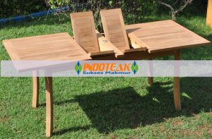 Rectangular Double Extending Table 120CM (1)