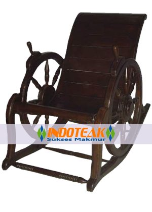 Teak Roda Rocking Chair