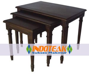Teak Susun Table 3 Pieces