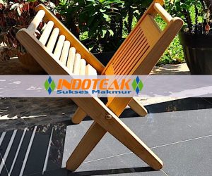 Teak Magazine Rack